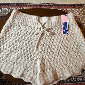 NONAME by Naked Cashmere 100% Cashmere Knit Shorts, Size L, NWT — Luxe Après-Ski
